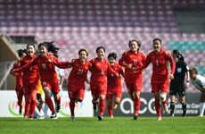 Honran a selección vietnamita de fútbol femenino por logros históricos