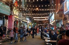 Hanoi inaugura calle peatonal de comida nocturna Dao Ngoc Ngu Xa 
