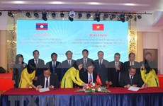Provincias vietnamitas y laosianas fomentan cooperación