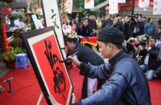 Festival caligráfico de primavera regresa después de dos años