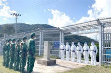 Fuerzas de guardia fronteriza de Vietnam y China realizan patrullaje conjunto