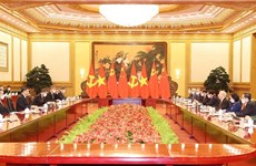 Líderes de Vietnam y China intercambian mensajes por aniversario de lazos