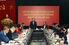 Exhortan a Cancillería vietnamita a impulsar su rol pionero en asuntos exteriores