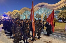 Arriba a Turquía brigada de rescate del Ejército Popular de Vietnam