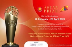 Convocan premio para honrar aportes a construcción de ASEAN