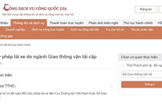 Hanoi realiza en línea trámites de otorgamiento de licencias de conducción 
