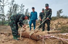 Desactivan en Vietnam una bomba de 150 kg 