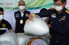 Policía tailandesa incauta gran cantidad de metanfetamina