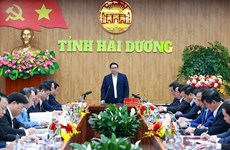 Premier vietnamita revisa resultados de desarrollo socioeconómico de provincia de Hai Duong