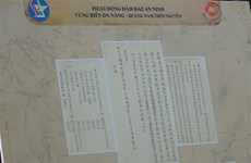 Exposición de documentos históricos sobre el papel de Da Nang bajo dinastía Nguyen