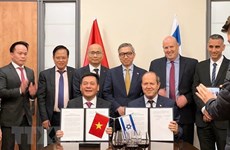 Vietnam e Israel concluyen negociaciones del tratado de libre comercio bilateral
