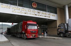 Aumenta fuertemente comercio vietnamita mediante puerta fronteriza Lao Cai