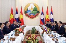 Presidente de Vietnam concluye su visita oficial a Laos 