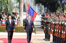 Medios laosianos resaltan resultados de visita del presidente vietnamita 