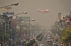 Grave contaminación del aire golpea ciudad tailandesa de Chiang Mai