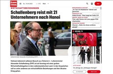 Medios austríacos informan sobre visita de ministro Schallenberg a Vietnam