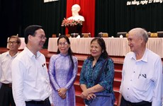 Presidente de Vietnam se reúne con votantes de ciudad de Da Nang
