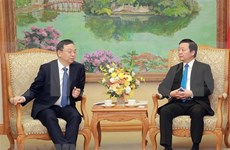 Vicepremier vietnamita recibe a dirigentes de grupos de China y Japón 