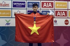 Atletas vietnamitas continúan brillando en SEA Games 32