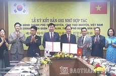 Localidades vietnamita y surcoreana suscriben cooperación