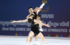 SEA Games 32: Vietnam obtiene medallas de oro en gimnasia y ciclismo