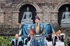 Celebran programa de intercambio de arte tradicional Vietnam - Japón