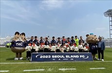 Celebra club de fútbol surcoreano el Día de Vietnam en Seúl