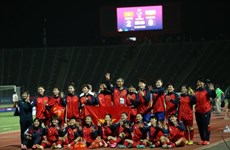 El oro del fútbol femenino de Vietnam en SEA Games 32 acapara medios internacionales