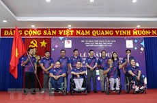 Efectúan ceremonia de despedida de delegación vietnamita a ASEAN Para Games 12
