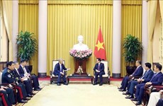 Presidente recibe al secretario del Consejo de Seguridad Nacional de Mongolia