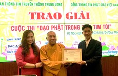 Seis obras galardonadas en concurso “Budismo en mi corazón”