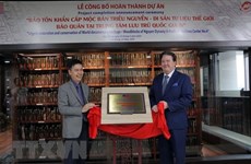 Finalizan proyecto de conservación de planchas xilográficas de la dinastía Nguyen