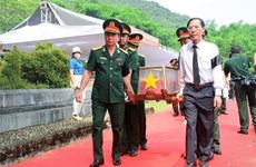 Rinden homenaje póstumo a internacionalistas vietnamitas fallecidos en Laos