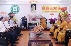 Felicitan a instituciones budistas por el Día de Vesak