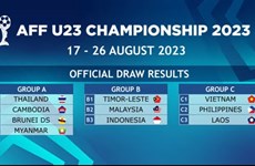 Vietnam pertenece a grupo C en Campeonato regional de fútbol sub-23
