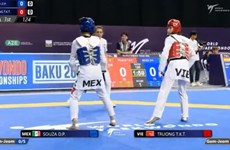 Taekwondista vietnamita derrota a campeona mundial