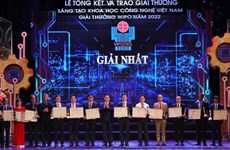 Otorgan premio de tecnología a investigaciones excelentes de Vietnam