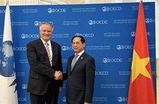 Canciller vietnamita se reúne con secretario general de OCDE en París