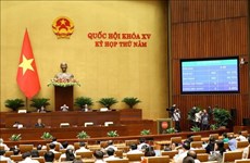Parlamento de Vietnam continúa agenda de trabajo con debates sobre proyectos de ley