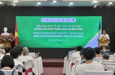 Foro Económico Vietnam – Francia 2023 se centra en desarrollo verde y sostenible