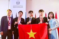Estudiantes vietnamitas ganan medallas en Olimpiada Internacional de Biología