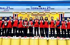 Equipo femenino de Vietnam conquista oro en campeonato mundial de Sepak Takraw