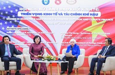 Vietnam y EE.UU. debaten medidas financieras de hacer frente al cambio climático