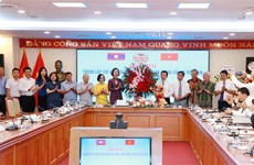 Destacan papel de filial de Asociación de Amistad Vietnam-Laos en VNA