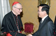 Presidente vietnamita se reúne con el secretario de Estado vaticano