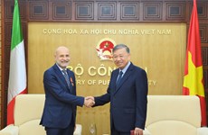 Vietnam e Italia cooperan en campo de aplicación de la ley