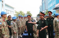 Oficiales vietnamitas llevarán 300 toneladas de materiales a misión de ONU en Abyei