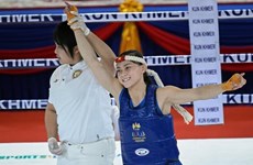 Luchadora vietnamita sube a número uno del ranking mundial de Muay