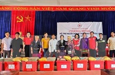 Cruz Roja de Vietnam apoya a víctimas de inundaciones en Yen Bai