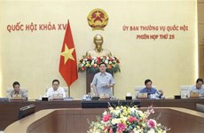 Inauguran  reunión 25 del Comité Permanente del Parlamento vietnamita